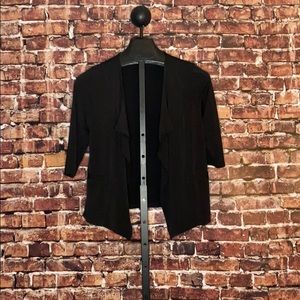 Claudia Ev- Black open cardigan/shrug